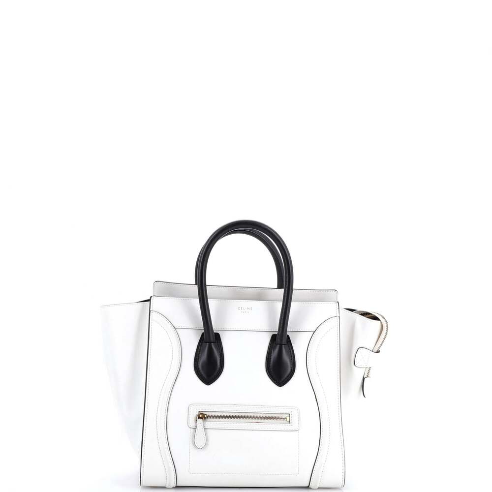 Celine Bicolor Luggage Bag Leather Mini #258083C64B